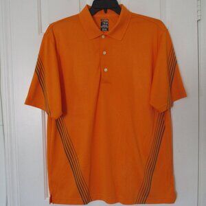 Page & Tuttle Mens S/S Orange Golf Polo Shirt NWOT - Size Large